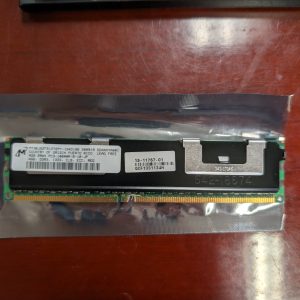 Lot of 24 Micron/Cisco 4GB DDR3 server memory module (PC3-10600R ECC registered DIMM) operating at 1333MHz.