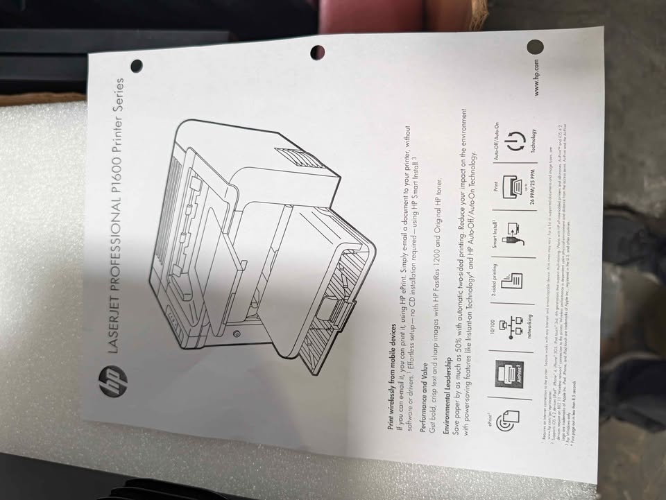 HP LaserJet P1606dn Printer-Preowned - Image 4