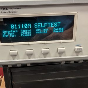 Agilent 81110A Pulse-/ Pattern Generator with 81111A-FG option
