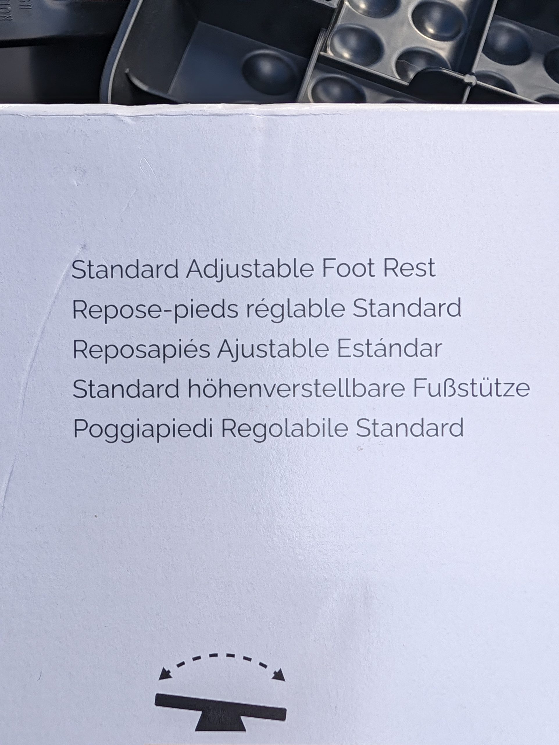 Fellowes Standard Adjustable Foot Rest-Preowned like new Quantities Availalble - Image 4