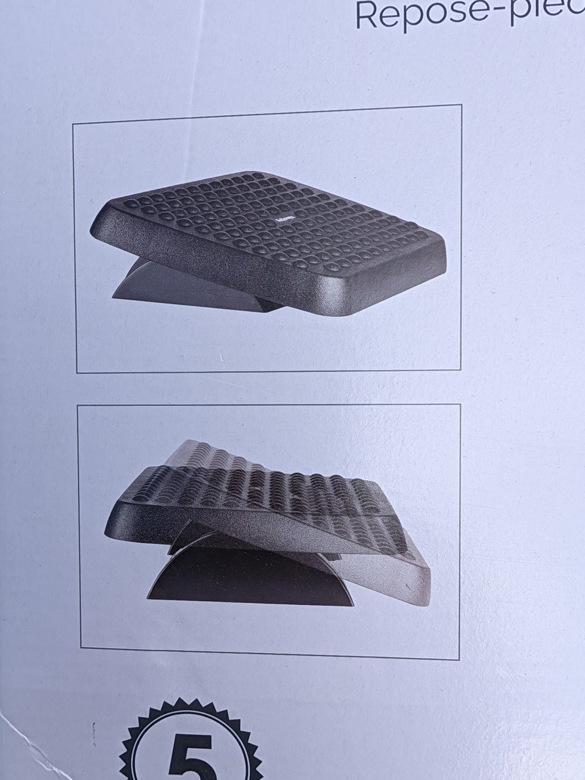 Fellowes Standard Adjustable Foot Rest-Preowned like new Quantities Availalble - Image 3