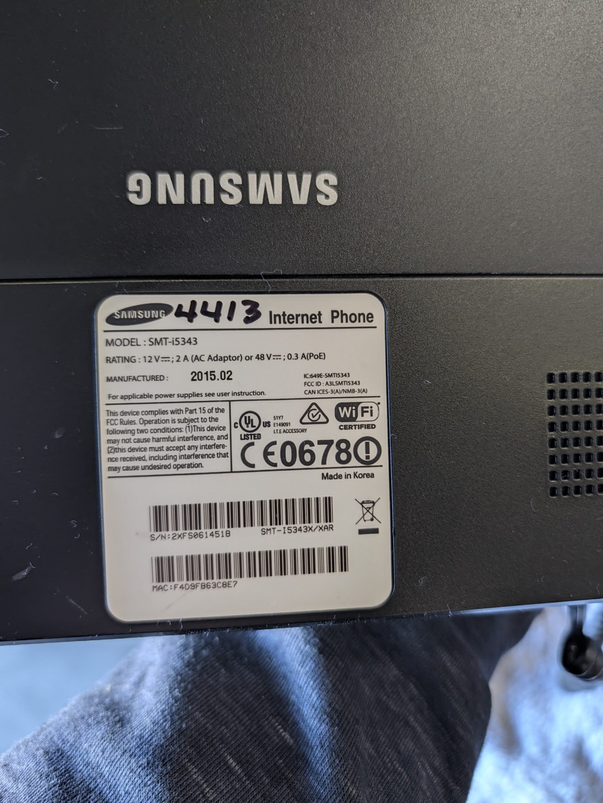 Samsung SMT-i5343 IP POE Phones -Qty available - Image 3